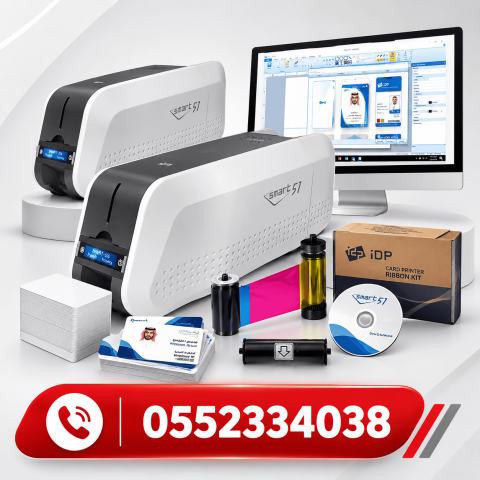 طابعة كروت بلاستيكية SMART 51S وSMART 51D – بطاقات موظفين ID Card