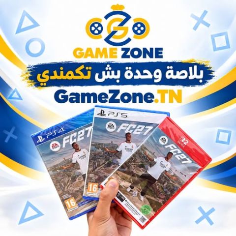 Pour votre CD EA SPORTS FC 27, une seule adresse : GameZone.tn 1