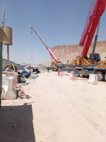استئجار كرين حمولات من 7 إلى 150 طن في القطيف 2