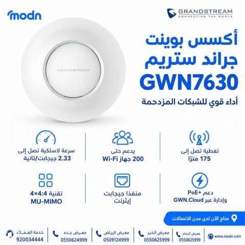 أكسس بوينت جراند ستريم GWN7630 بسرعة 2.33 جيجابت