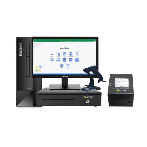 جهاز كاشير HP مع شاشة وطابعة فواتير ودرج نقدي 3