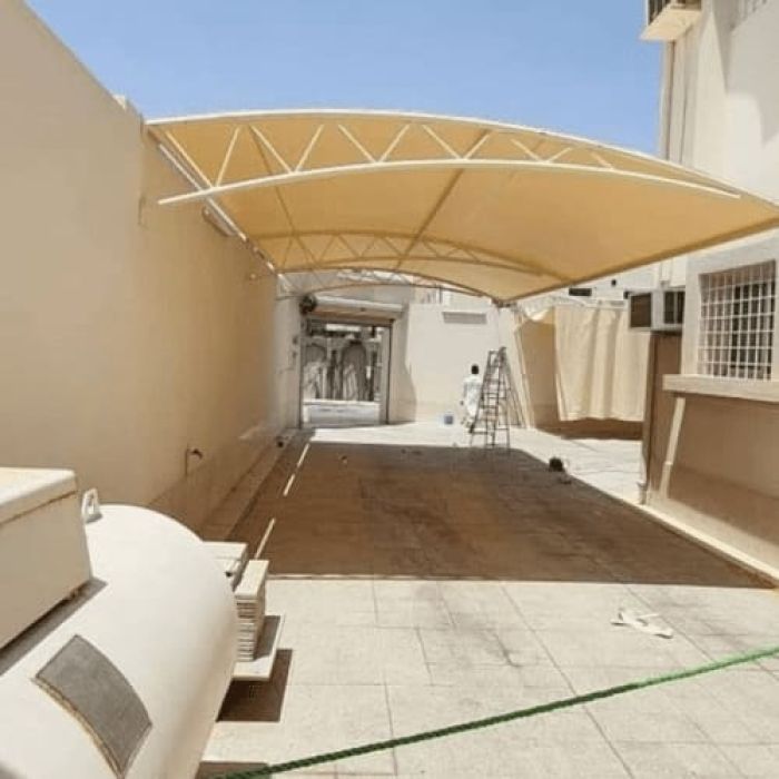 تركيب افضل انواع مظلات السيارات في الرياض 1