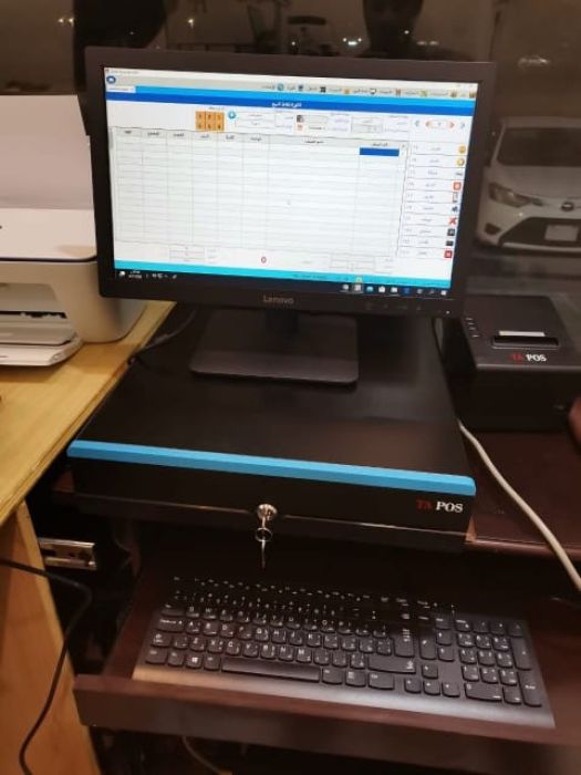 جهاز كاشير مكتبي مع البرنامج للتموينات 4