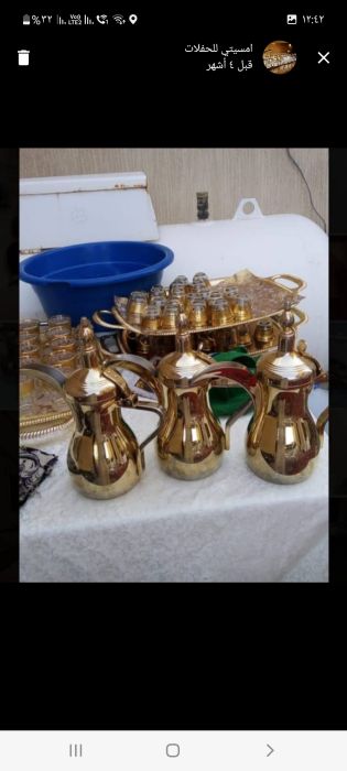 تاجير دفايات الفيصليه تأجير كراسي طاولات قهوجيين 0555929097